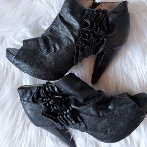 Torrid ankle booties heels